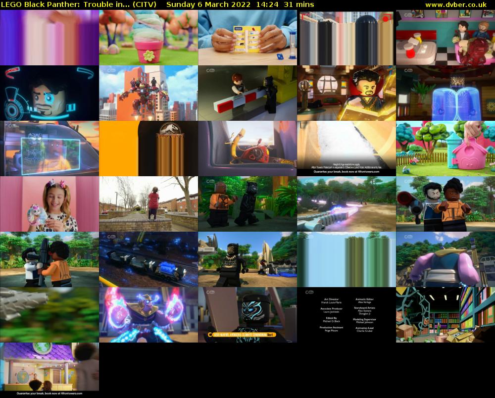 LEGO Black Panther: Trouble in... (CITV) Sunday 6 March 2022 14:24 - 14:55
