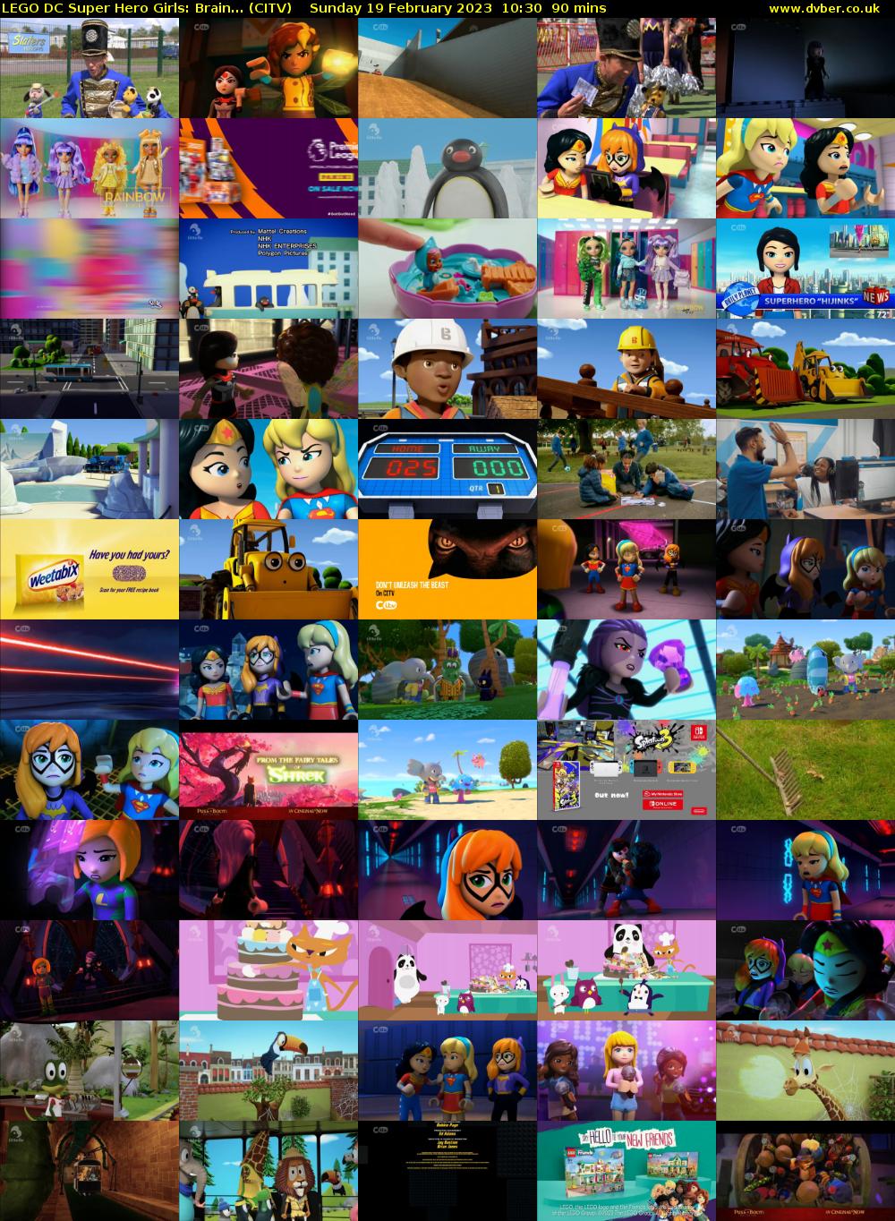 LEGO DC Super Hero Girls: Brain... (CITV) Sunday 19 February 2023 10:30 - 12:00
