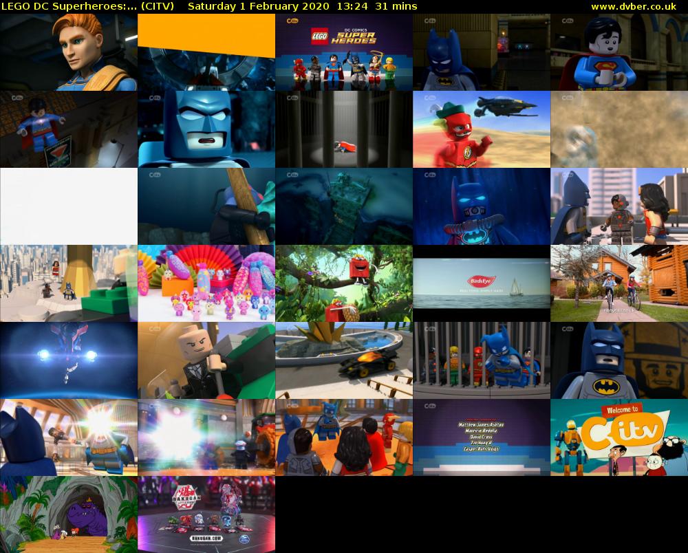 LEGO DC Superheroes:... (CITV) Saturday 1 February 2020 13:24 - 13:55