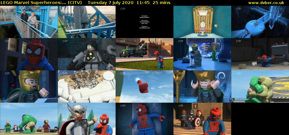 LEGO Marvel Superheroes:... (CITV) Tuesday 7 July 2020 11:45 - 12:10