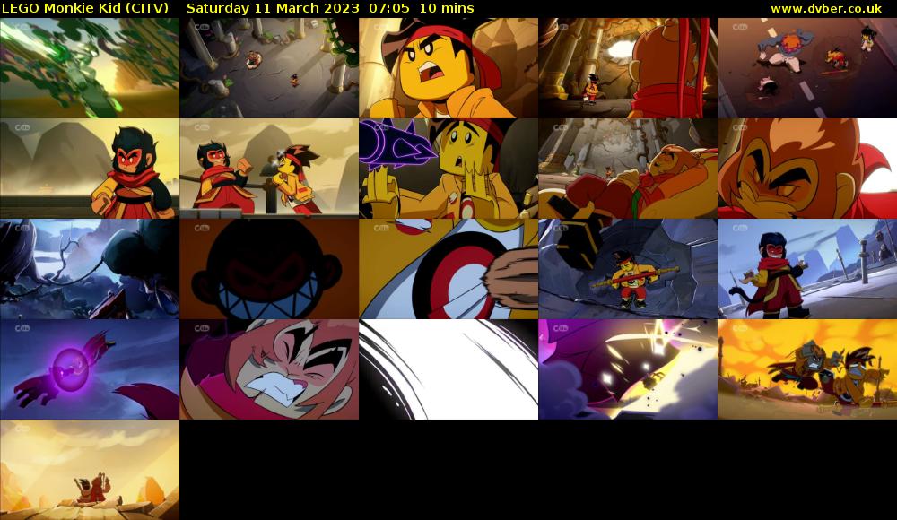 LEGO Monkie Kid (CITV) Saturday 11 March 2023 07:05 - 07:15