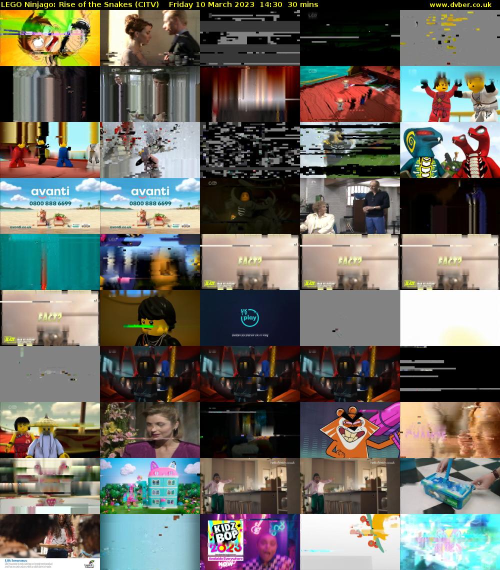LEGO Ninjago: Rise of the Snakes (CITV) Friday 10 March 2023 14:30 - 15:00