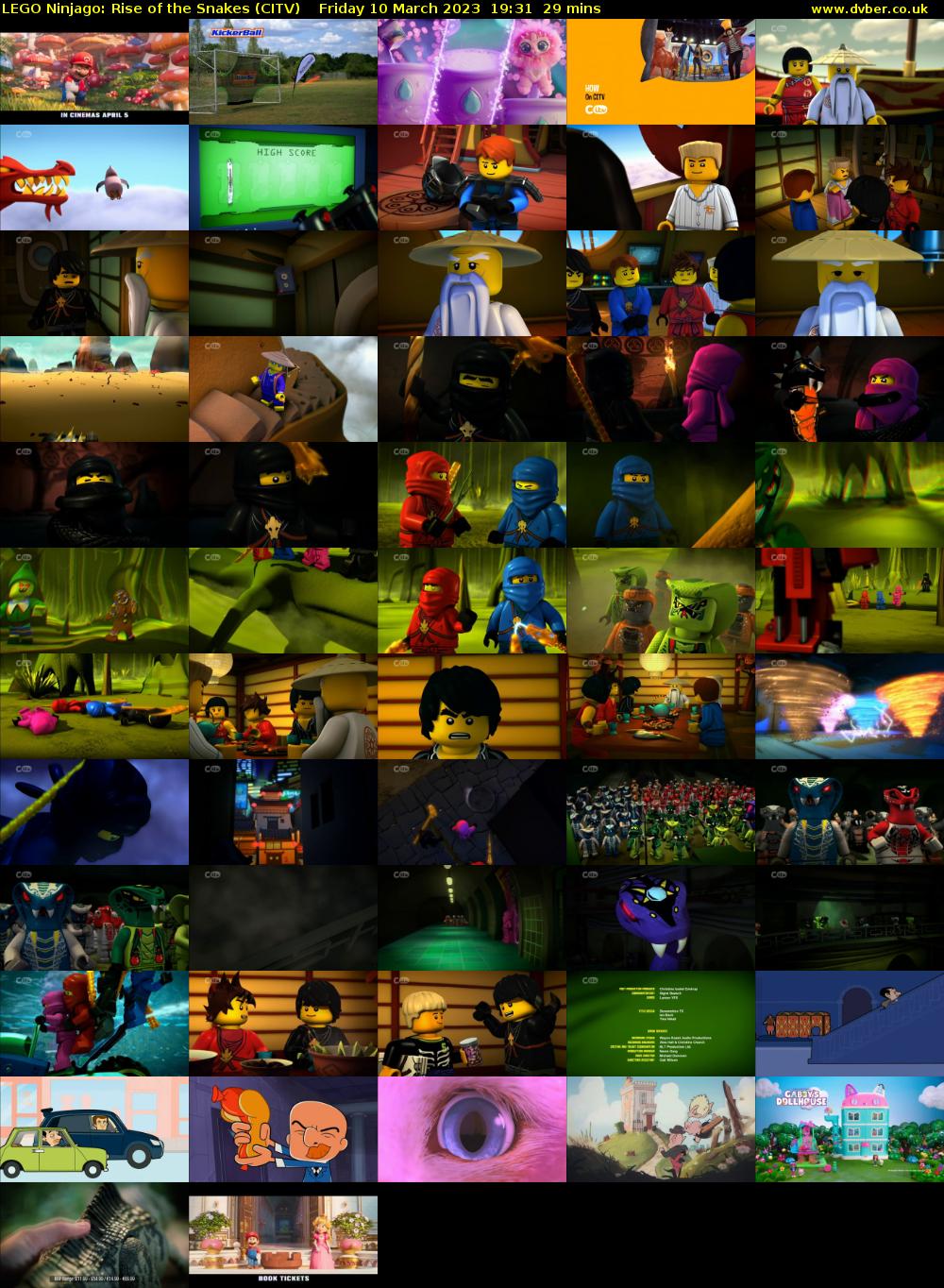 LEGO Ninjago: Rise of the Snakes (CITV) Friday 10 March 2023 19:31 - 20:00