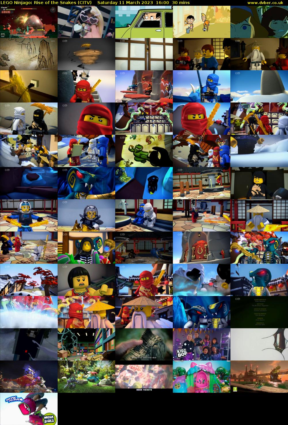 LEGO Ninjago: Rise of the Snakes (CITV) Saturday 11 March 2023 16:00 - 16:30