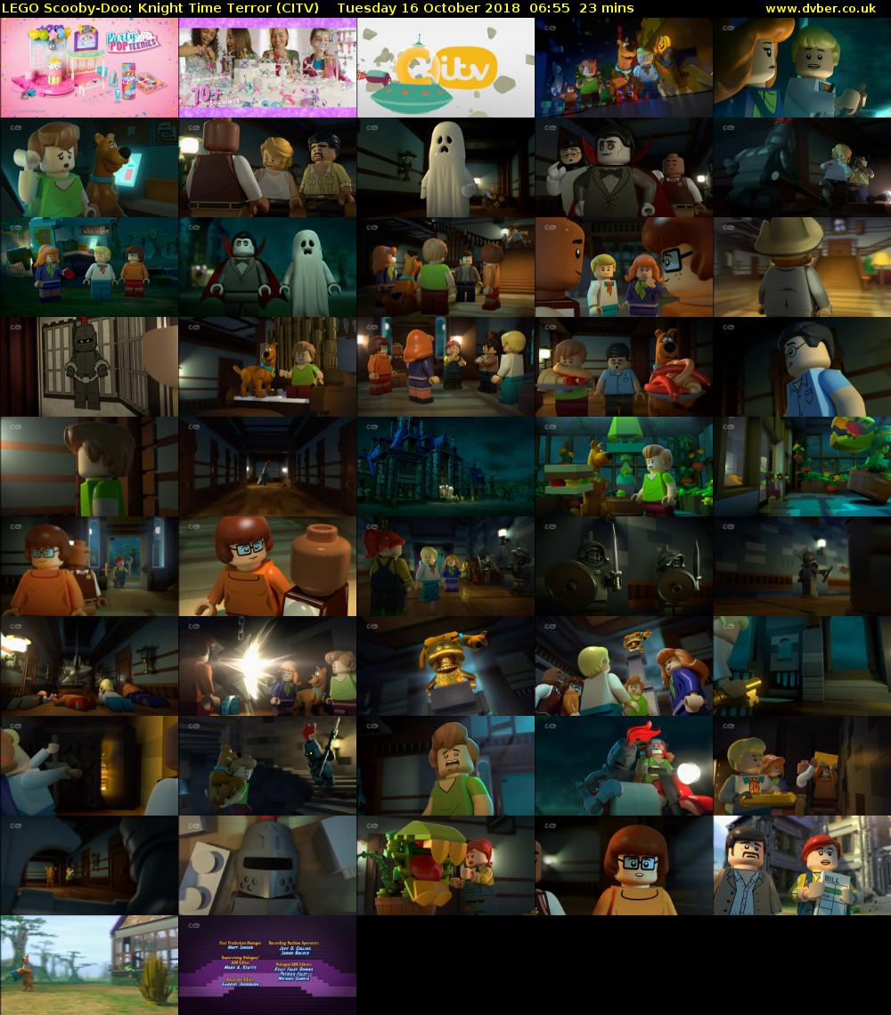 LEGO Scooby-Doo: Knight Time Terror (CITV) Tuesday 16 October 2018 06:55 - 07:18
