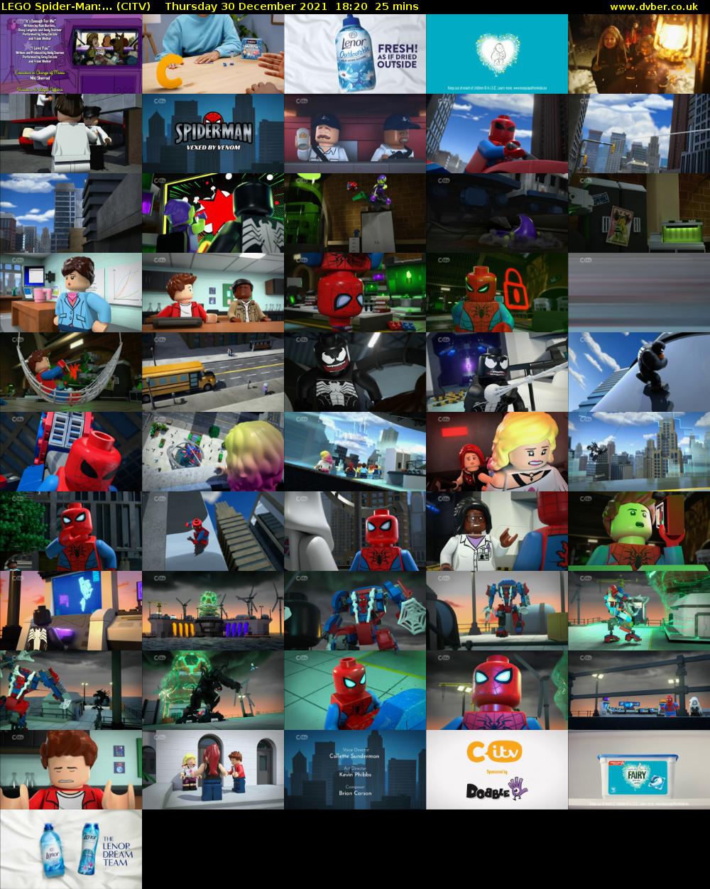 LEGO Spider-Man:... (CITV) Thursday 30 December 2021 18:20 - 18:45