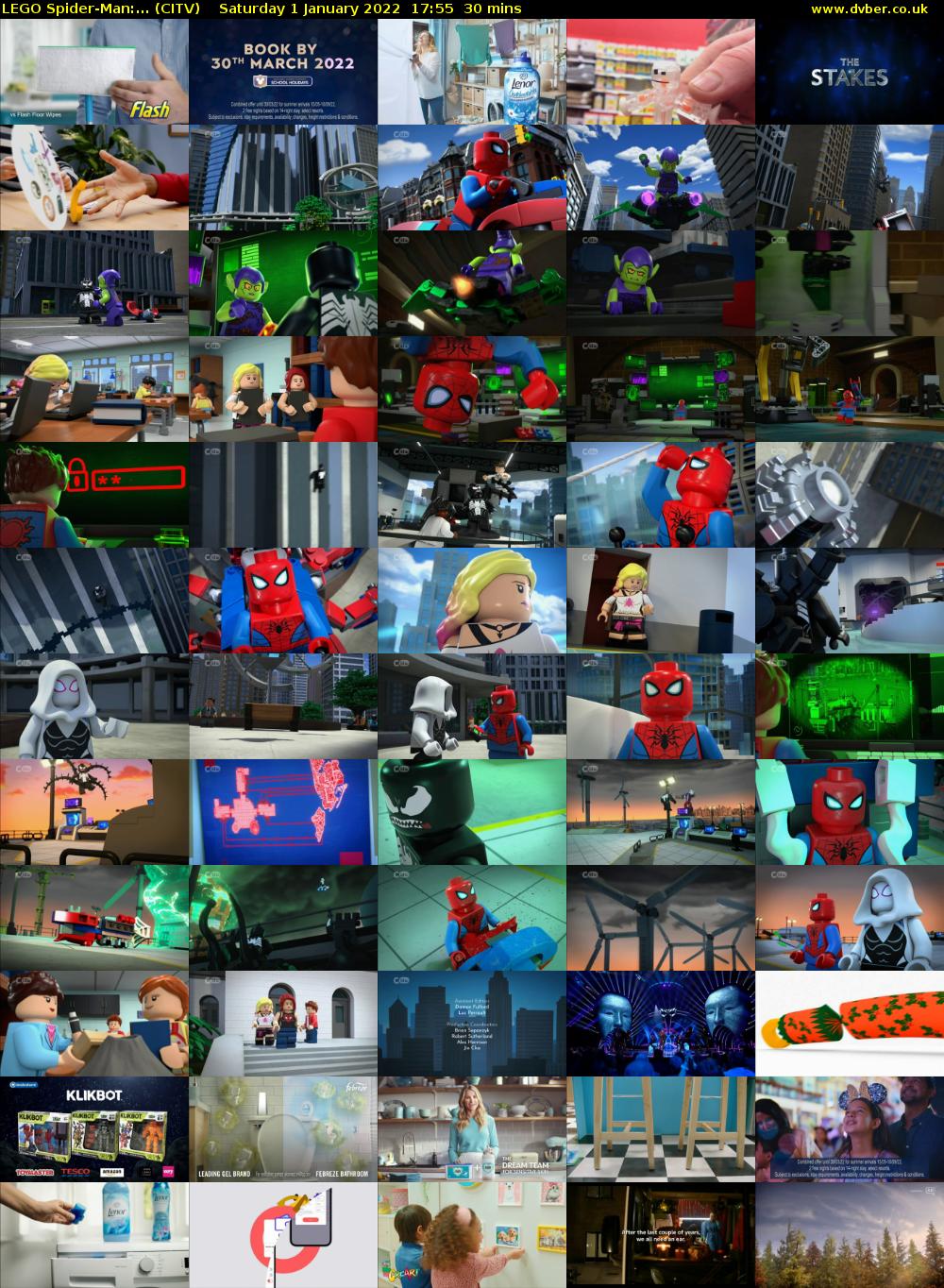 LEGO Spider-Man:... (CITV) Saturday 1 January 2022 17:55 - 18:25