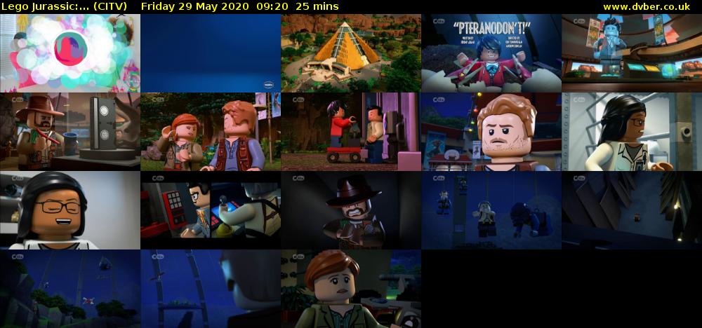 Lego Jurassic:... (CITV) Friday 29 May 2020 09:20 - 09:45