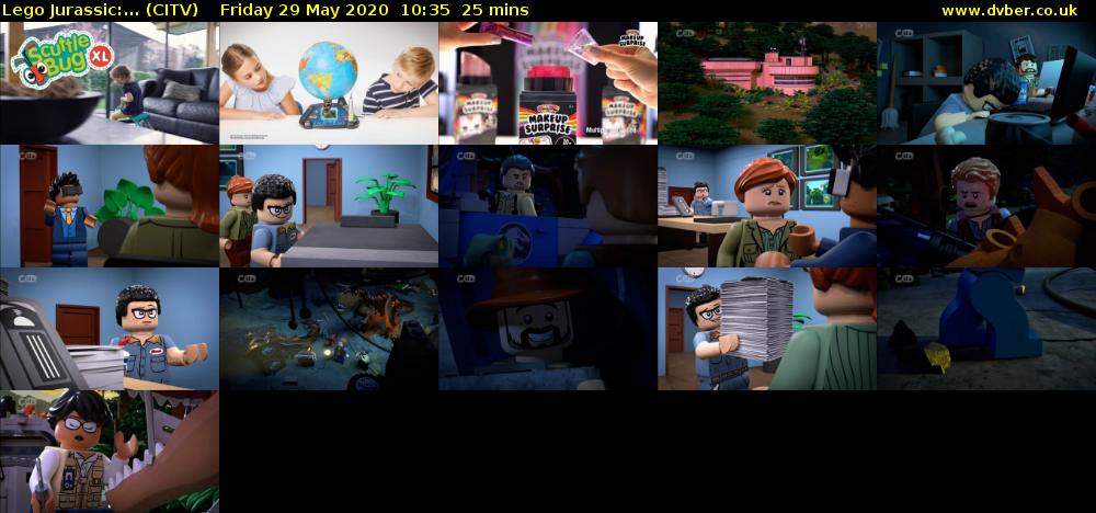 Lego Jurassic:... (CITV) Friday 29 May 2020 10:35 - 11:00