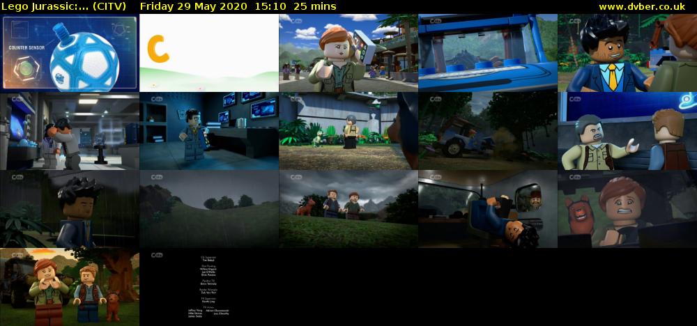 Lego Jurassic:... (CITV) Friday 29 May 2020 15:10 - 15:35