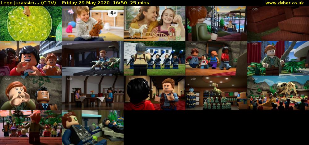 Lego Jurassic:... (CITV) Friday 29 May 2020 16:50 - 17:15