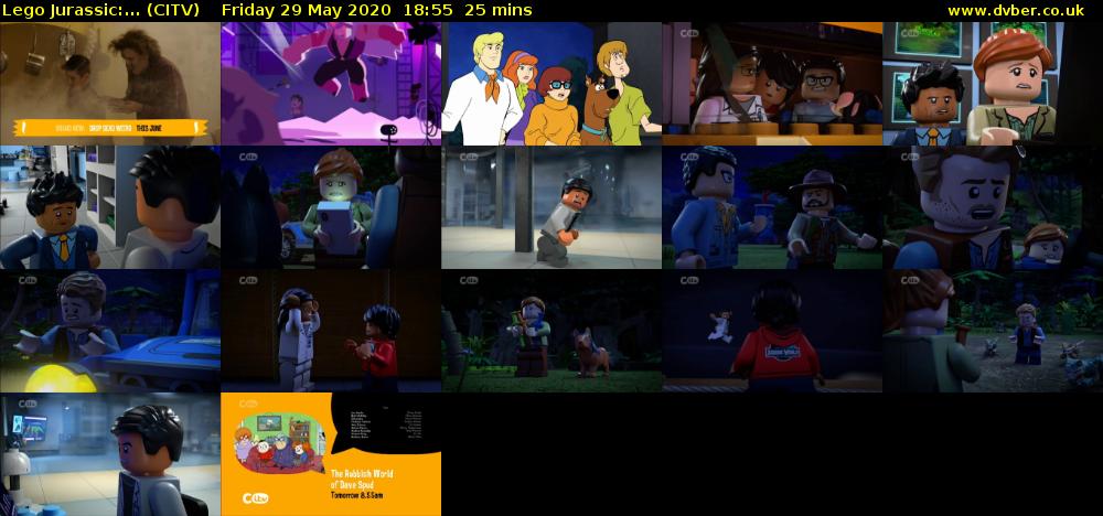 Lego Jurassic:... (CITV) Friday 29 May 2020 18:55 - 19:20