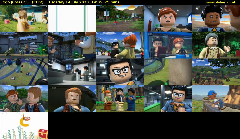 Lego Jurassic:... (CITV) Tuesday 14 July 2020 19:05 - 19:30