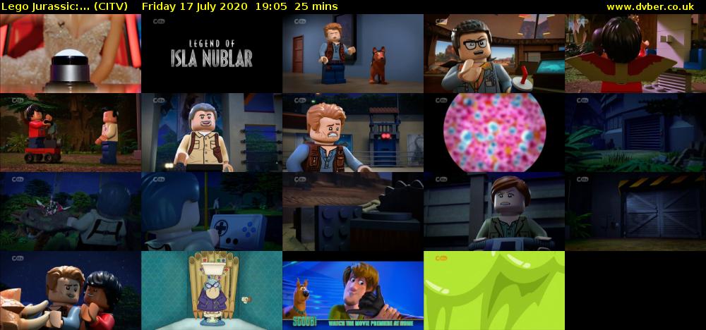 Lego Jurassic:... (CITV) Friday 17 July 2020 19:05 - 19:30