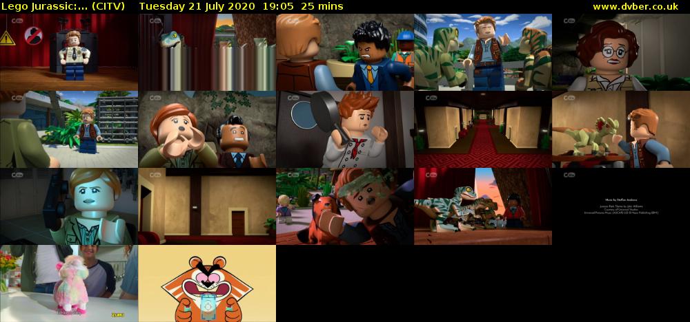Lego Jurassic:... (CITV) Tuesday 21 July 2020 19:05 - 19:30