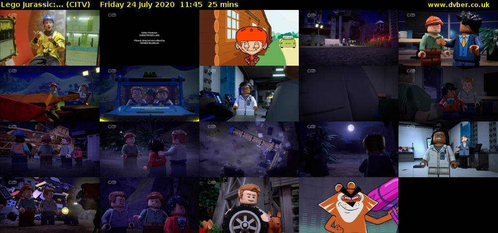 Lego Jurassic:... (CITV) Friday 24 July 2020 11:45 - 12:10