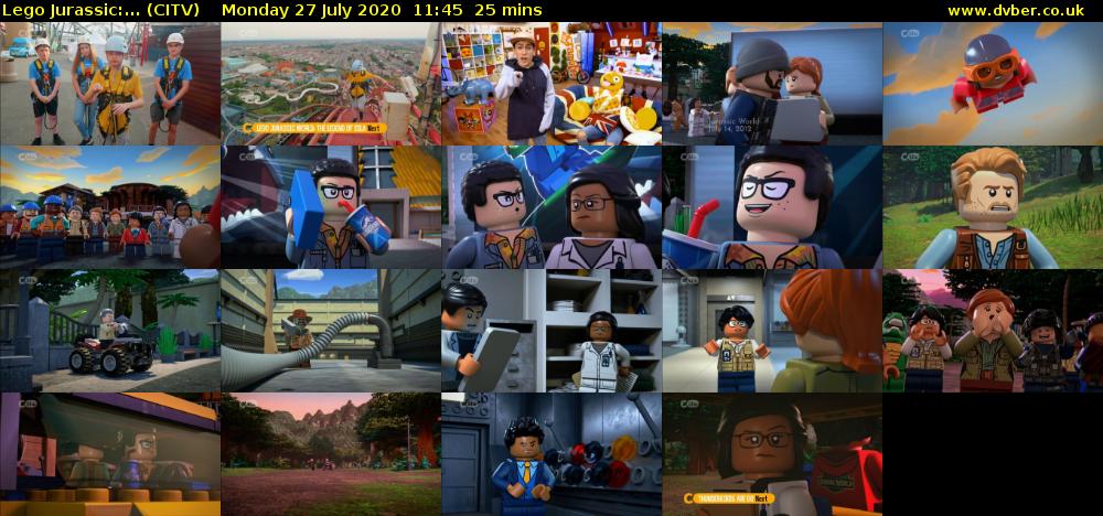 Lego Jurassic:... (CITV) Monday 27 July 2020 11:45 - 12:10