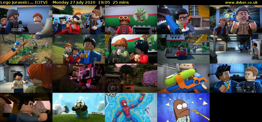Lego Jurassic:... (CITV) Monday 27 July 2020 19:05 - 19:30