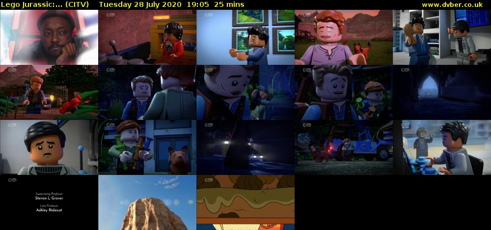 Lego Jurassic:... (CITV) Tuesday 28 July 2020 19:05 - 19:30