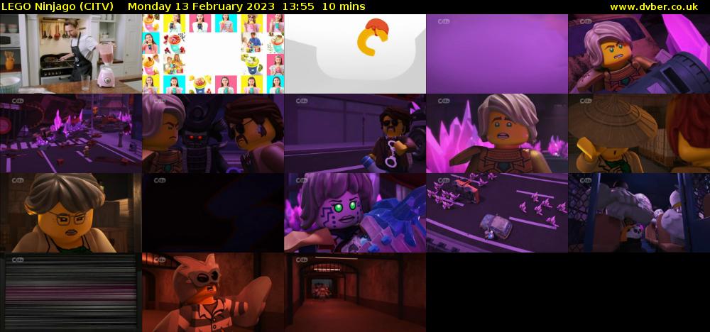 Lego Ninjago (CITV) Monday 13 February 2023 13:55 - 14:05