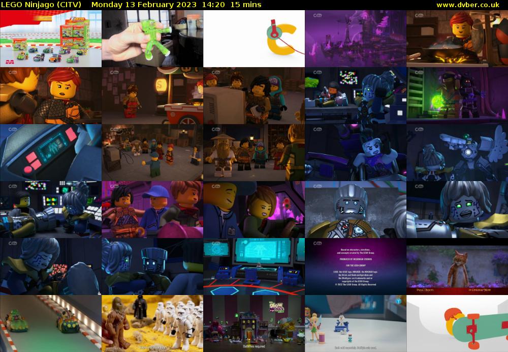 Lego Ninjago (CITV) Monday 13 February 2023 14:20 - 14:35