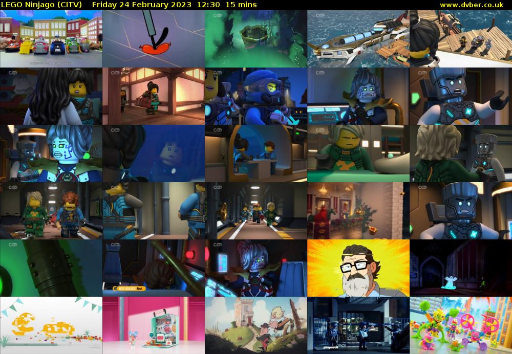 Lego Ninjago (CITV) Friday 24 February 2023 12:30 - 12:45