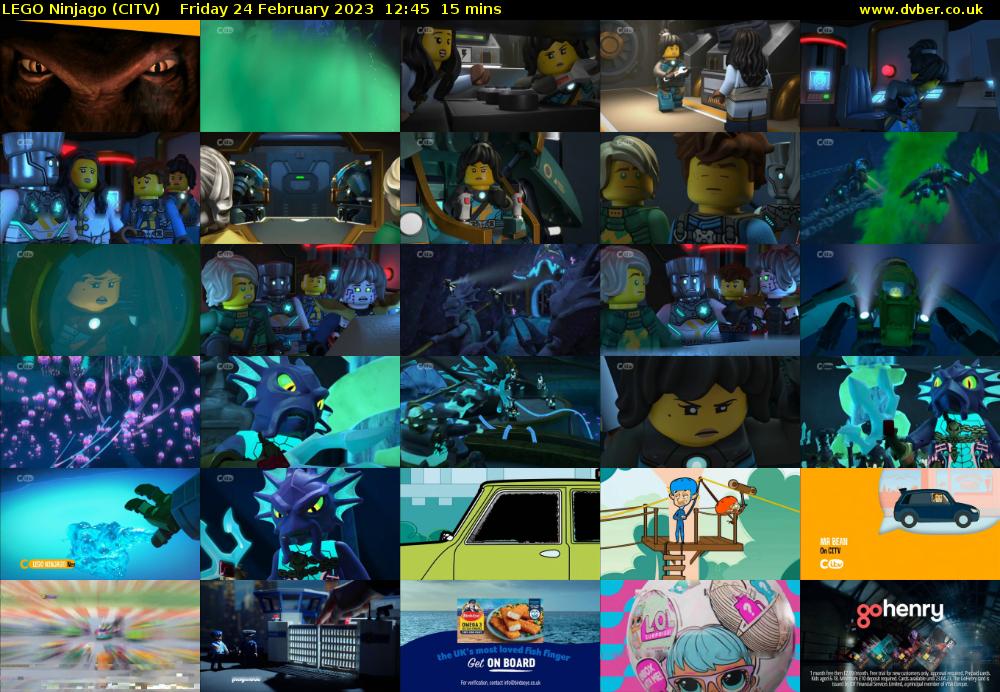 Lego Ninjago (CITV) Friday 24 February 2023 12:45 - 13:00