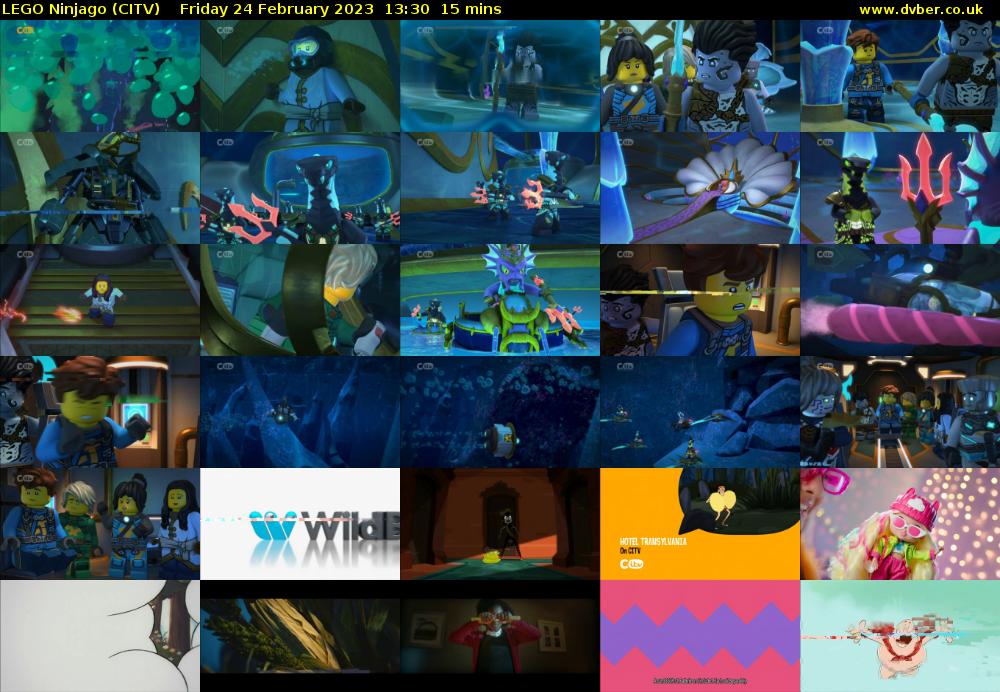 Lego Ninjago (CITV) Friday 24 February 2023 13:30 - 13:45