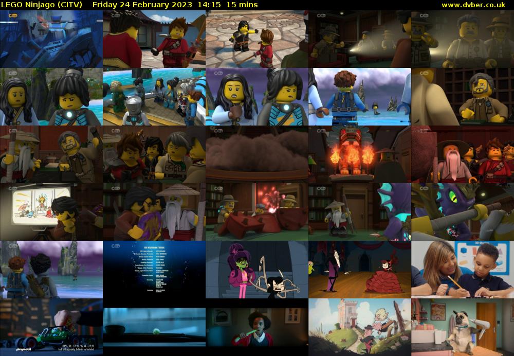 Lego Ninjago (CITV) Friday 24 February 2023 14:15 - 14:30