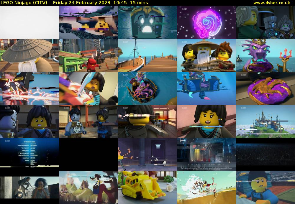 Lego Ninjago (CITV) Friday 24 February 2023 14:45 - 15:00