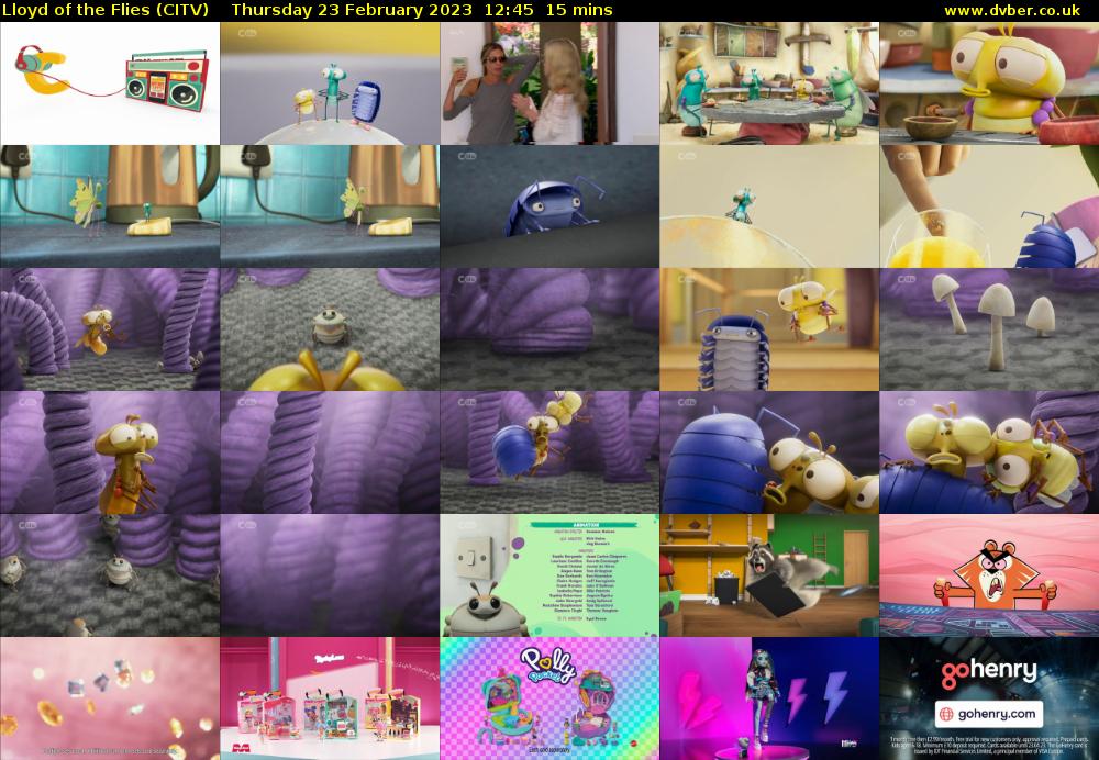 Lloyd of the Flies (CITV) Thursday 23 February 2023 12:45 - 13:00