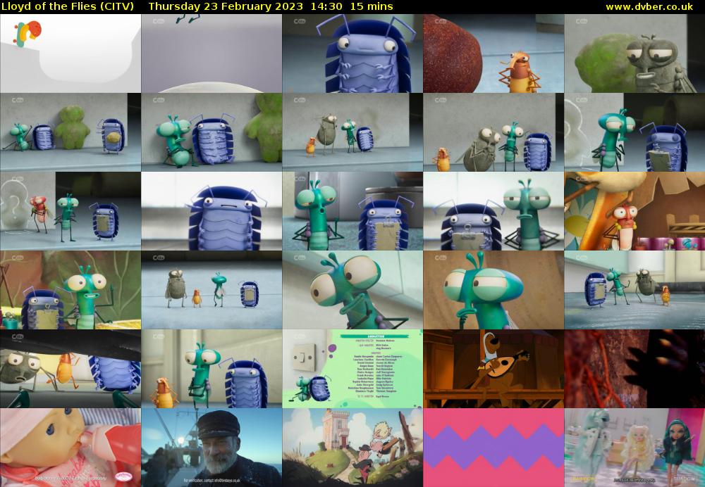 Lloyd of the Flies (CITV) Thursday 23 February 2023 14:30 - 14:45