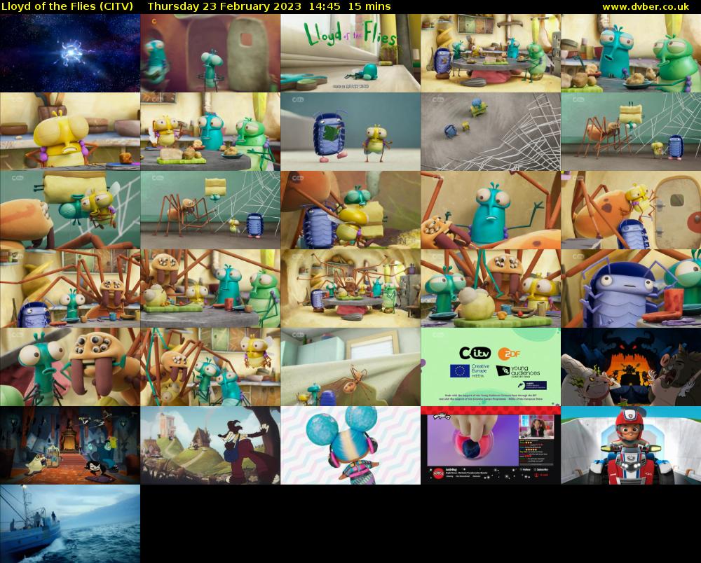 Lloyd of the Flies (CITV) Thursday 23 February 2023 14:45 - 15:00