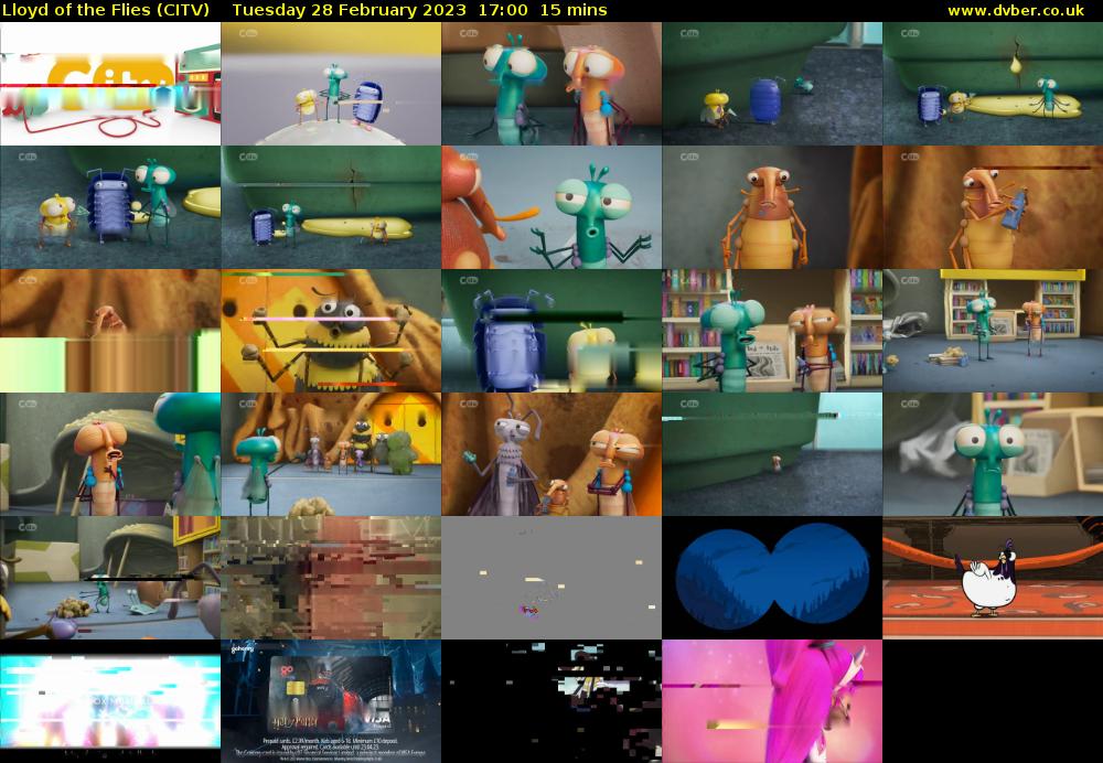 Lloyd of the Flies (CITV) Tuesday 28 February 2023 17:00 - 17:15