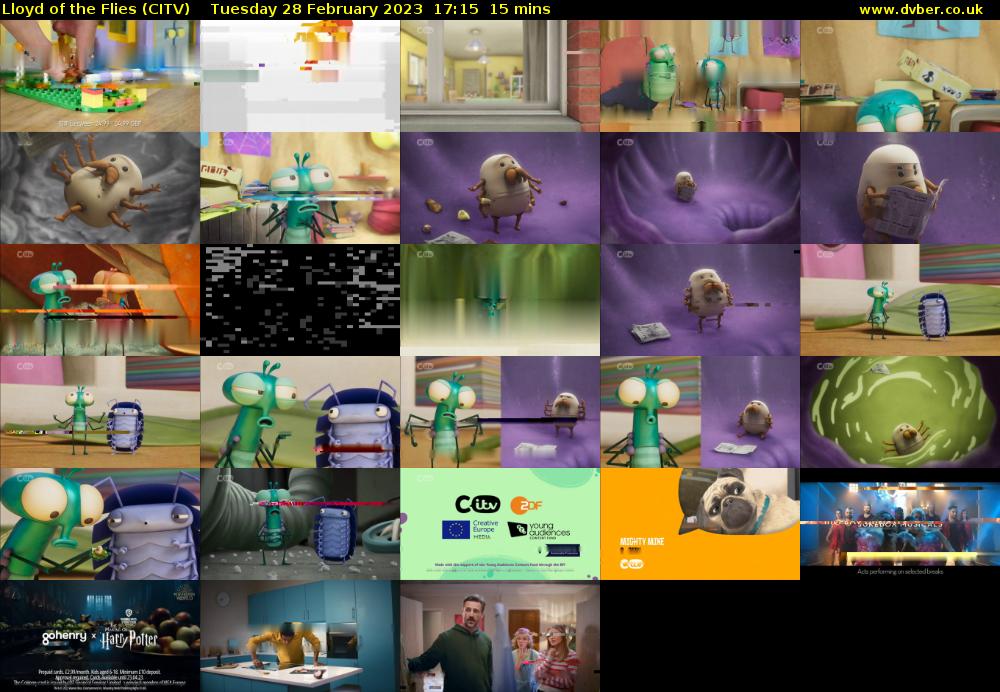Lloyd of the Flies (CITV) Tuesday 28 February 2023 17:15 - 17:30