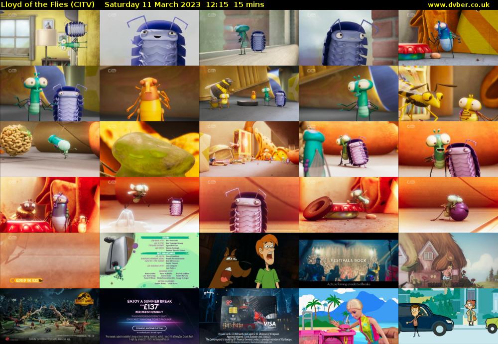 Lloyd of the Flies (CITV) Saturday 11 March 2023 12:15 - 12:30