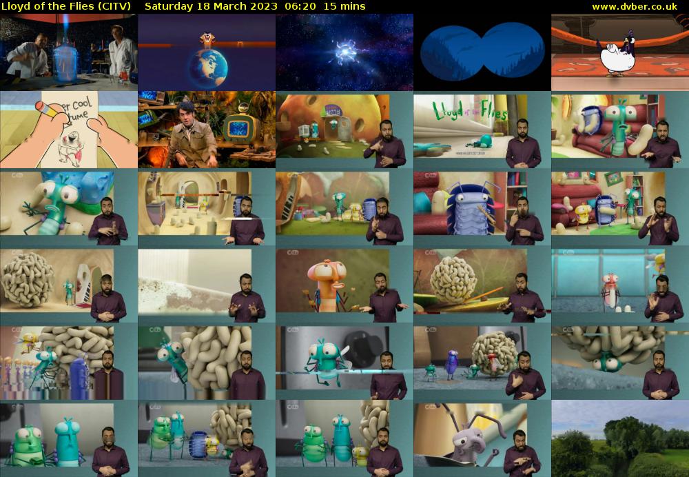 Lloyd of the Flies (CITV) Saturday 18 March 2023 06:20 - 06:35