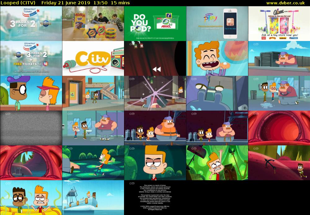 Looped (CITV) Friday 21 June 2019 13:50 - 14:05
