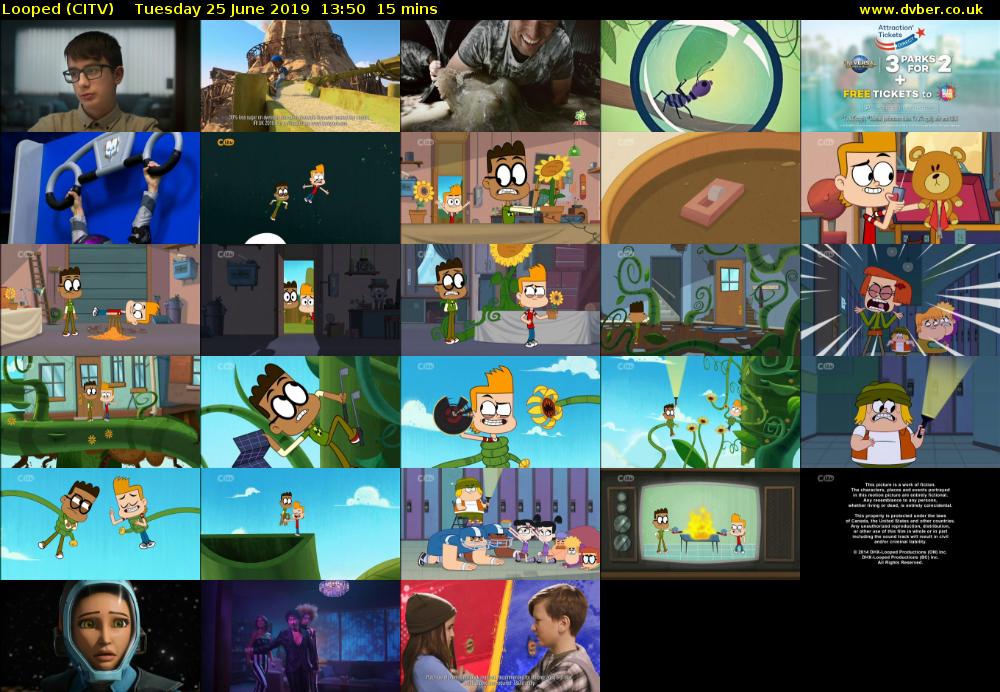 Looped (CITV) Tuesday 25 June 2019 13:50 - 14:05