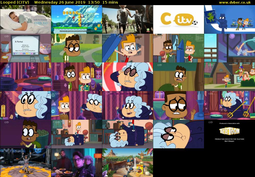 Looped (CITV) Wednesday 26 June 2019 13:50 - 14:05
