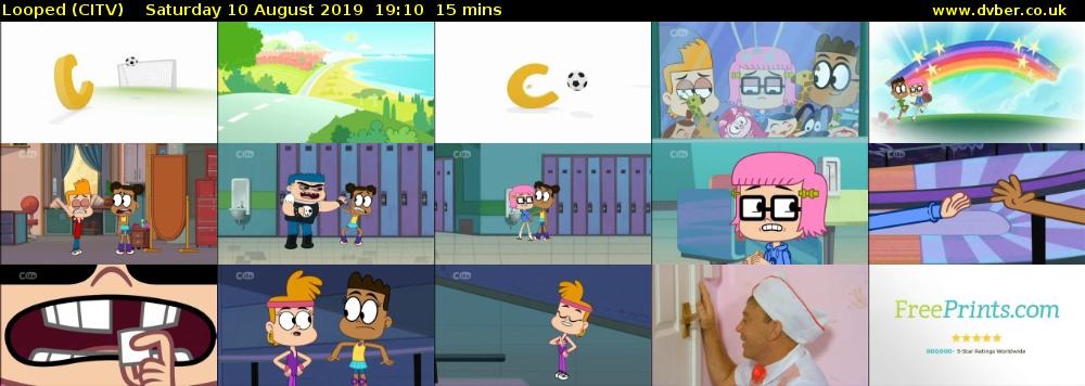 Looped (CITV) Saturday 10 August 2019 19:10 - 19:25