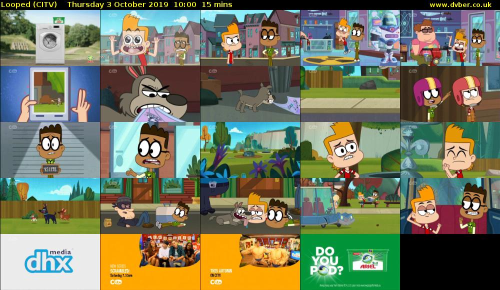Looped (CITV) Thursday 3 October 2019 10:00 - 10:15
