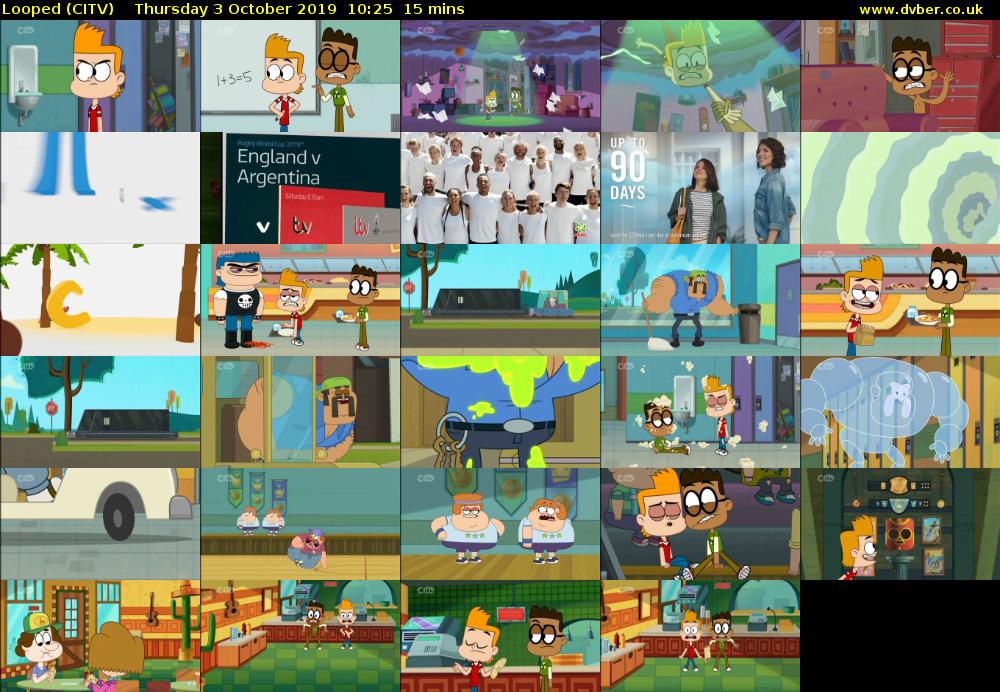 Looped (CITV) Thursday 3 October 2019 10:25 - 10:40