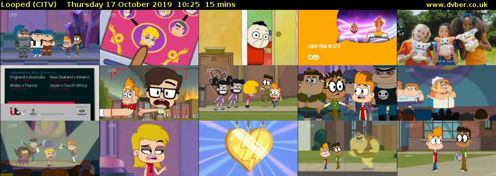 Looped (CITV) Thursday 17 October 2019 10:25 - 10:40