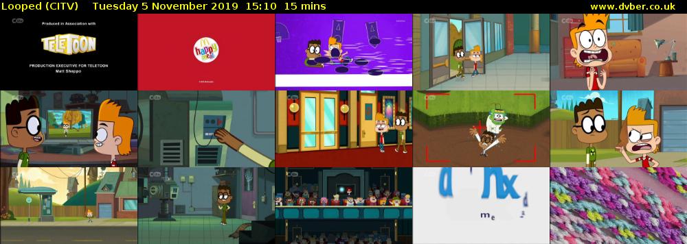 Looped (CITV) Tuesday 5 November 2019 15:10 - 15:25