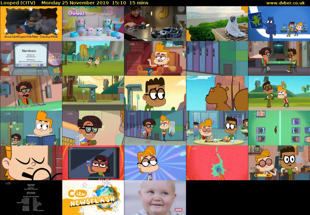 Looped (CITV) Monday 25 November 2019 15:10 - 15:25