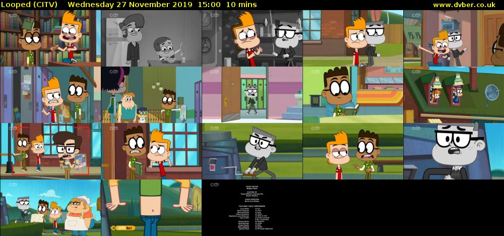Looped (CITV) Wednesday 27 November 2019 15:00 - 15:10