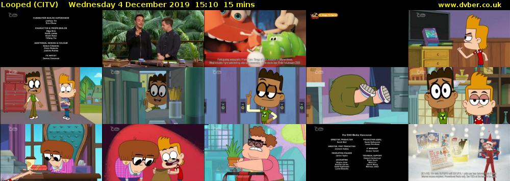 Looped (CITV) Wednesday 4 December 2019 15:10 - 15:25