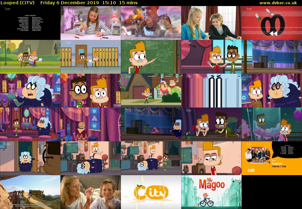 Looped (CITV) Friday 6 December 2019 15:10 - 15:25