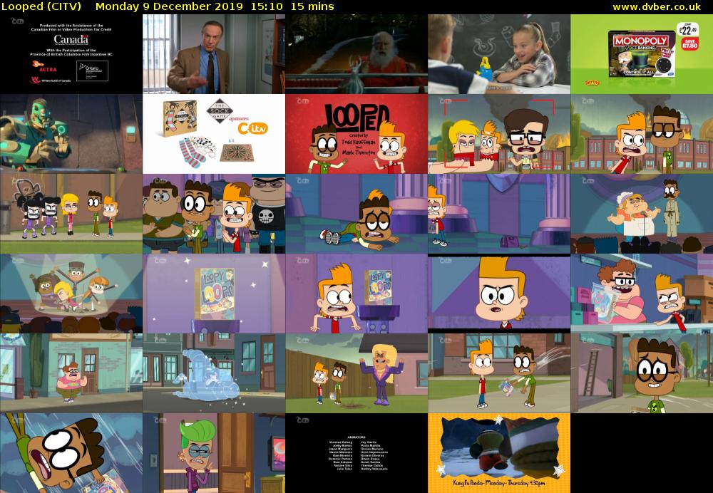Looped (CITV) Monday 9 December 2019 15:10 - 15:25